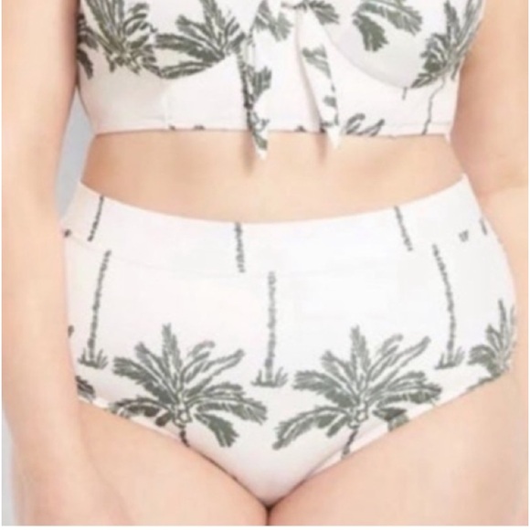 Lane Bryant “Sugar Palm” bikini bottom swimsuit - Picture 4 of 5